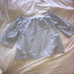 Off the shoulder Madewell top